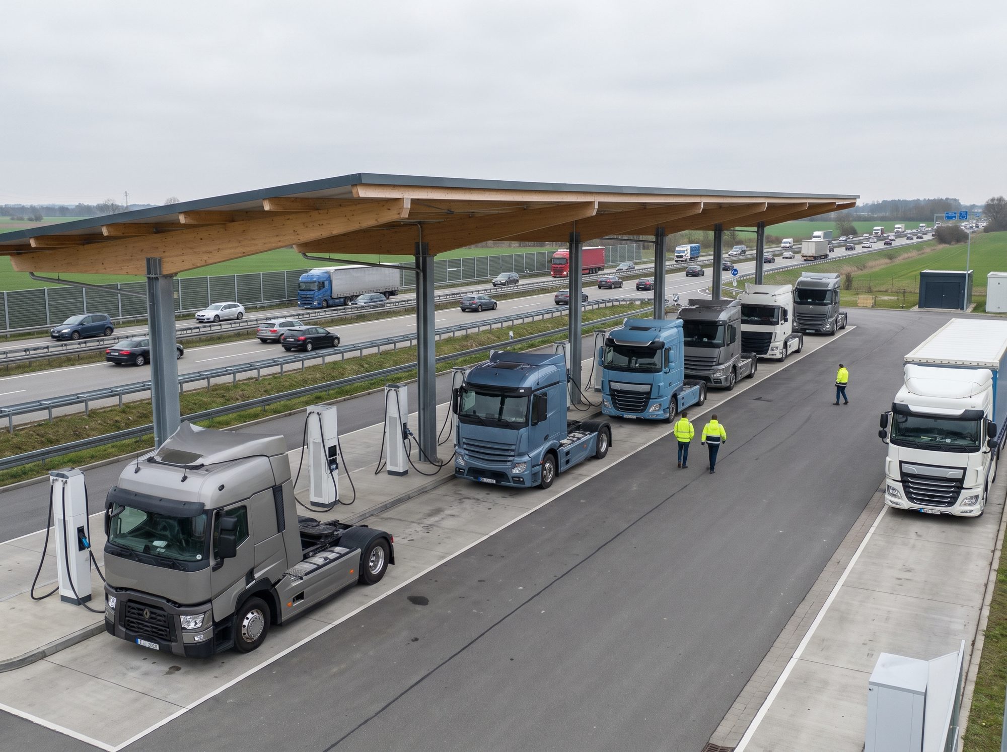 Shared Hub an Autobahnkorridor