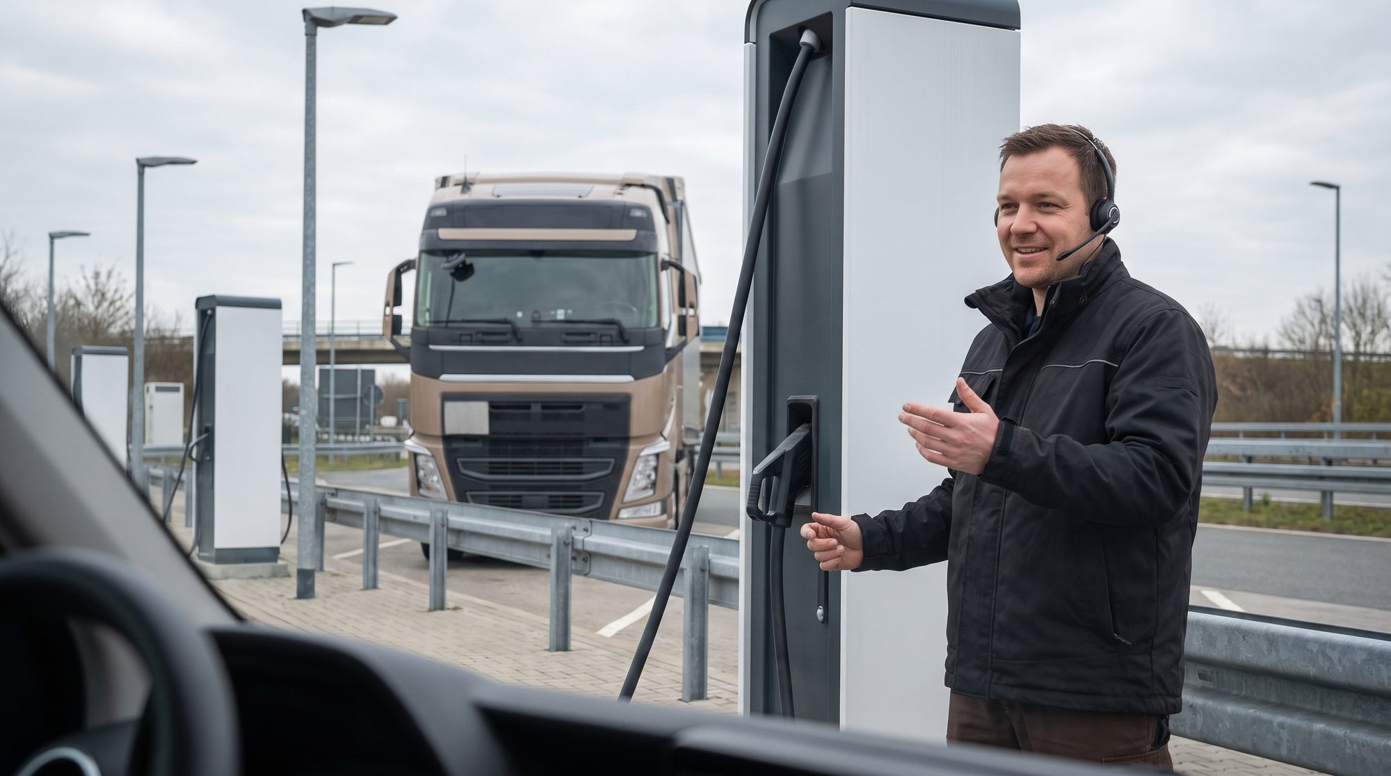Servicemitarbeiter:in / Support am Ladehub, hilfsbereit